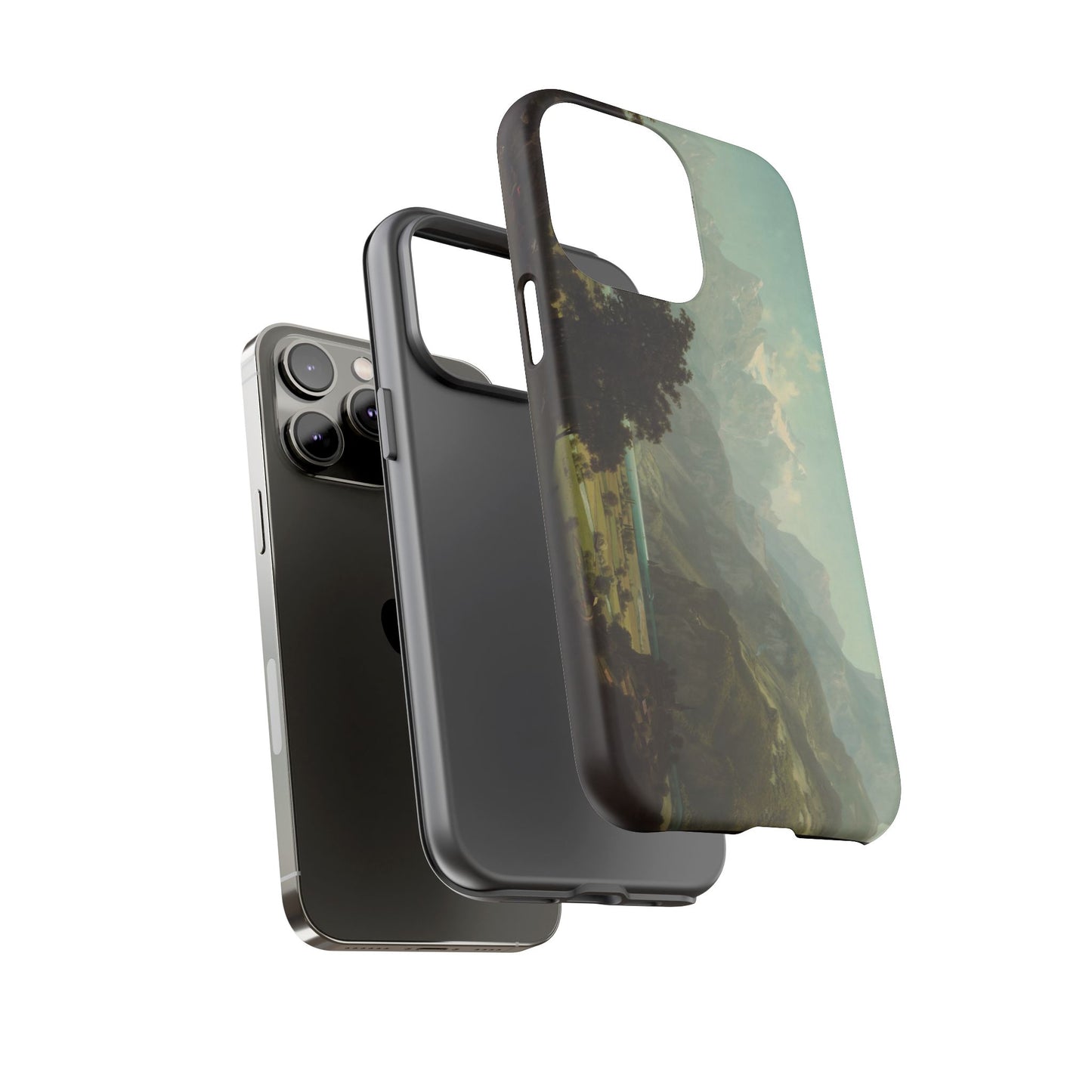 Bierstadt, Albert - Lake Lucerne (1858) - Tough Phone Cases