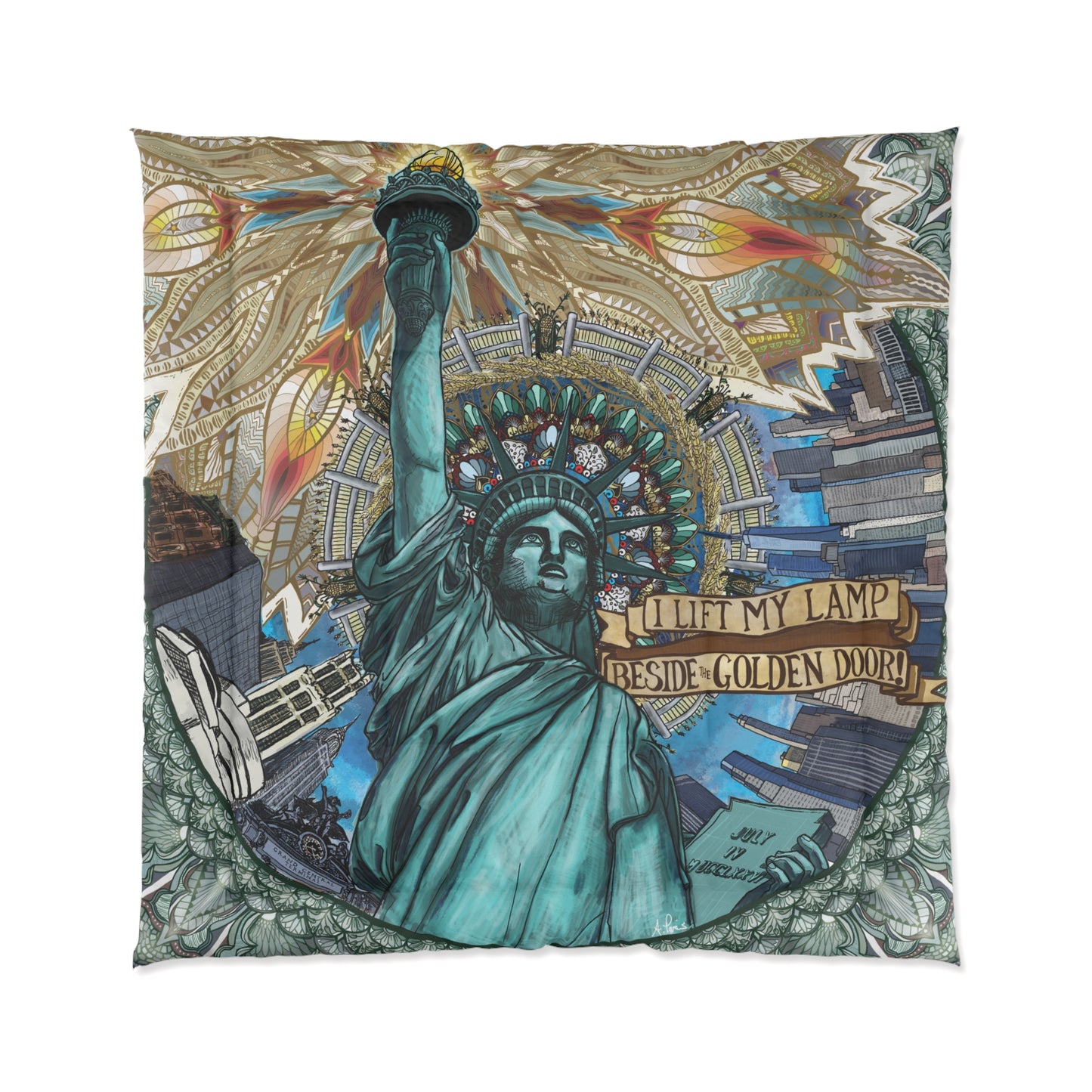 Liberty Mandala - Comforter