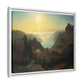 Bierstadt, Albert - Donner Lake from the Summit (1873) - Matte Canvas, Framed