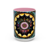 Obsidian Grandmothers Mandala - Colorful Accent Mugs