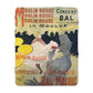 Toulouse-Lautrec, Henri - Moulin Rouge - La Goulue (1891) - Sherpa Fleece Blanket