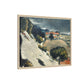Cézanne, Paul - L’Estaque, Melting Snow (1870) - Matte Canvas, Framed
