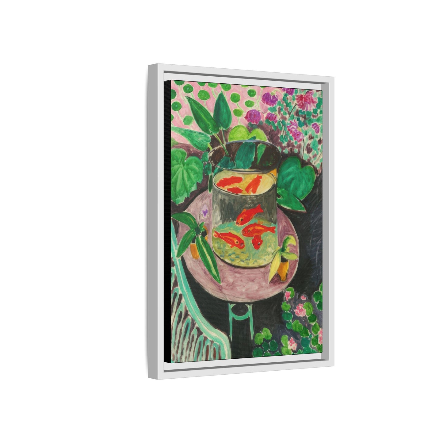 Matisse, Henri - The Goldfish (1912) - Matte Canvas, Framed