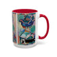 Matisse, Henri - Woman with a Hat (1905) - Colorful Accent Mugs
