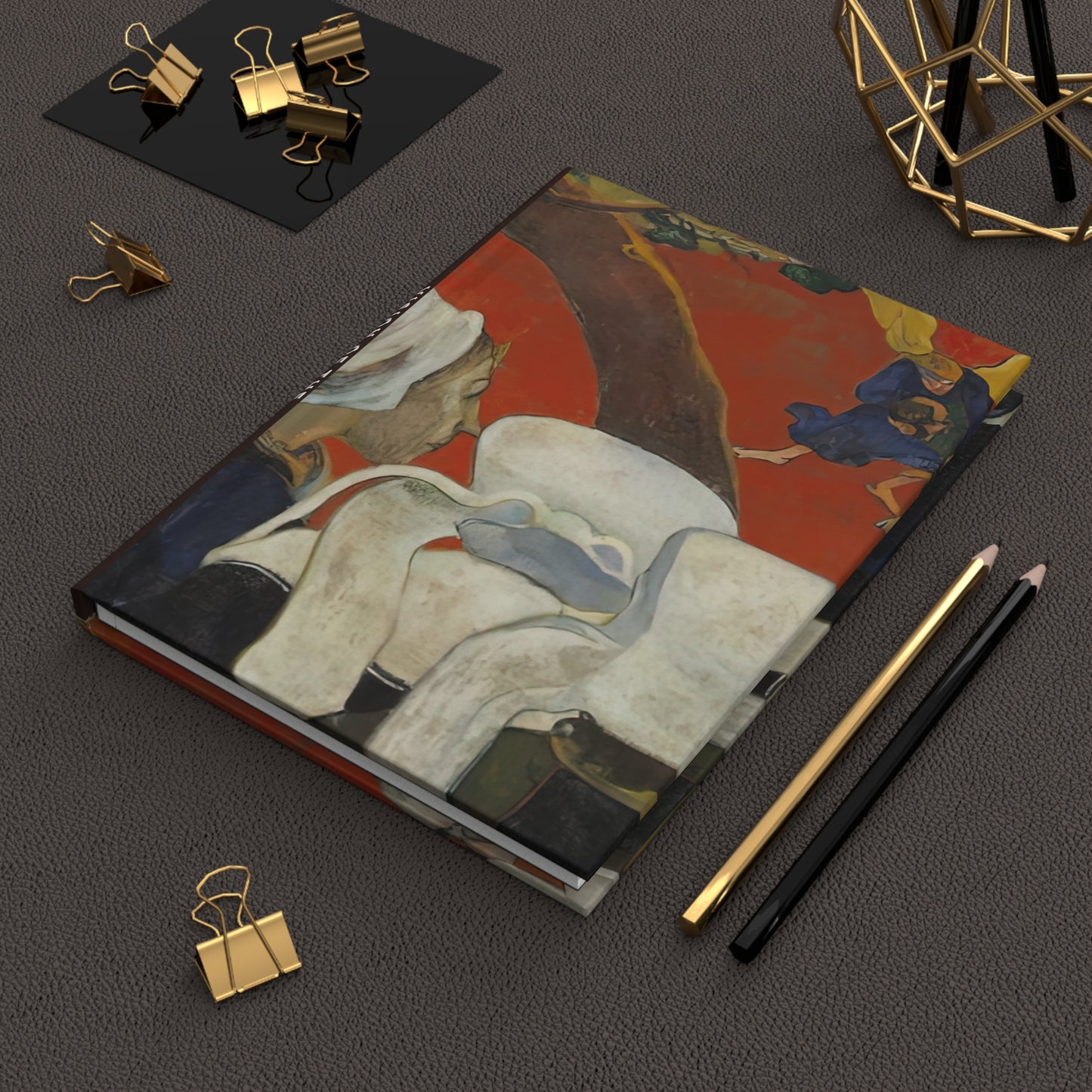 Gauguin, Paul - Vision of the Sermon (Jacob Wrestling with the Angel) (1888) - Hardcover Journal Matte