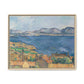 Cézanne, Paul - The Bay of Marseille, Seen from L'Estaque (1885) - Matte Canvas, Framed