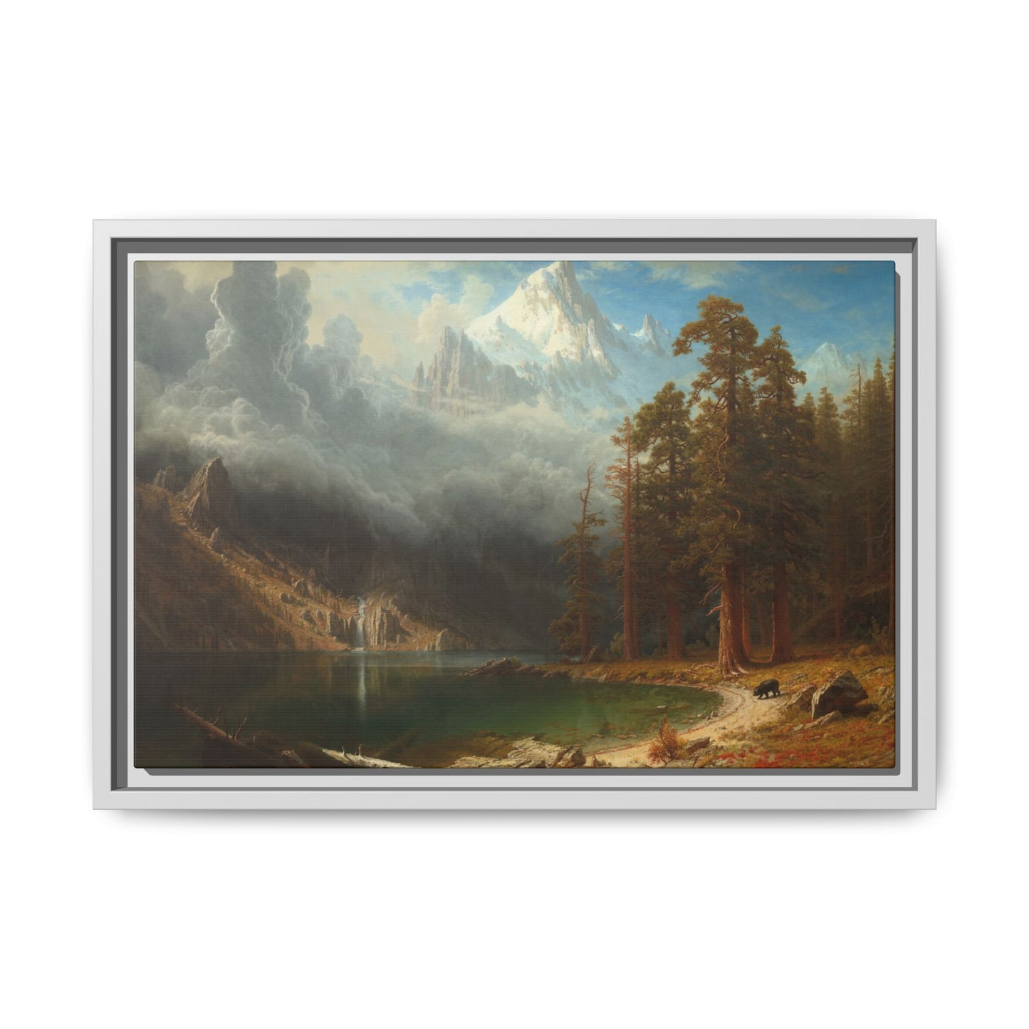 Bierstadt, Albert - Mount Corcoran (1877) - Matte Canvas, Framed