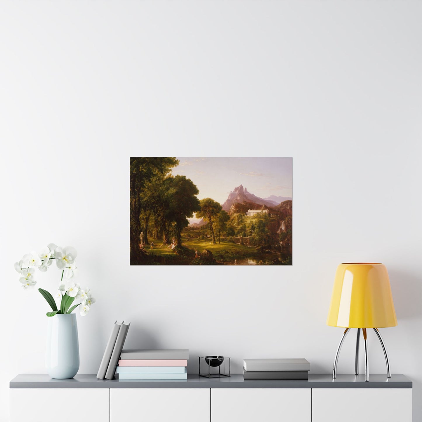 Cole. Thomas - Dream of Arcadia (1838)- Satin Posters