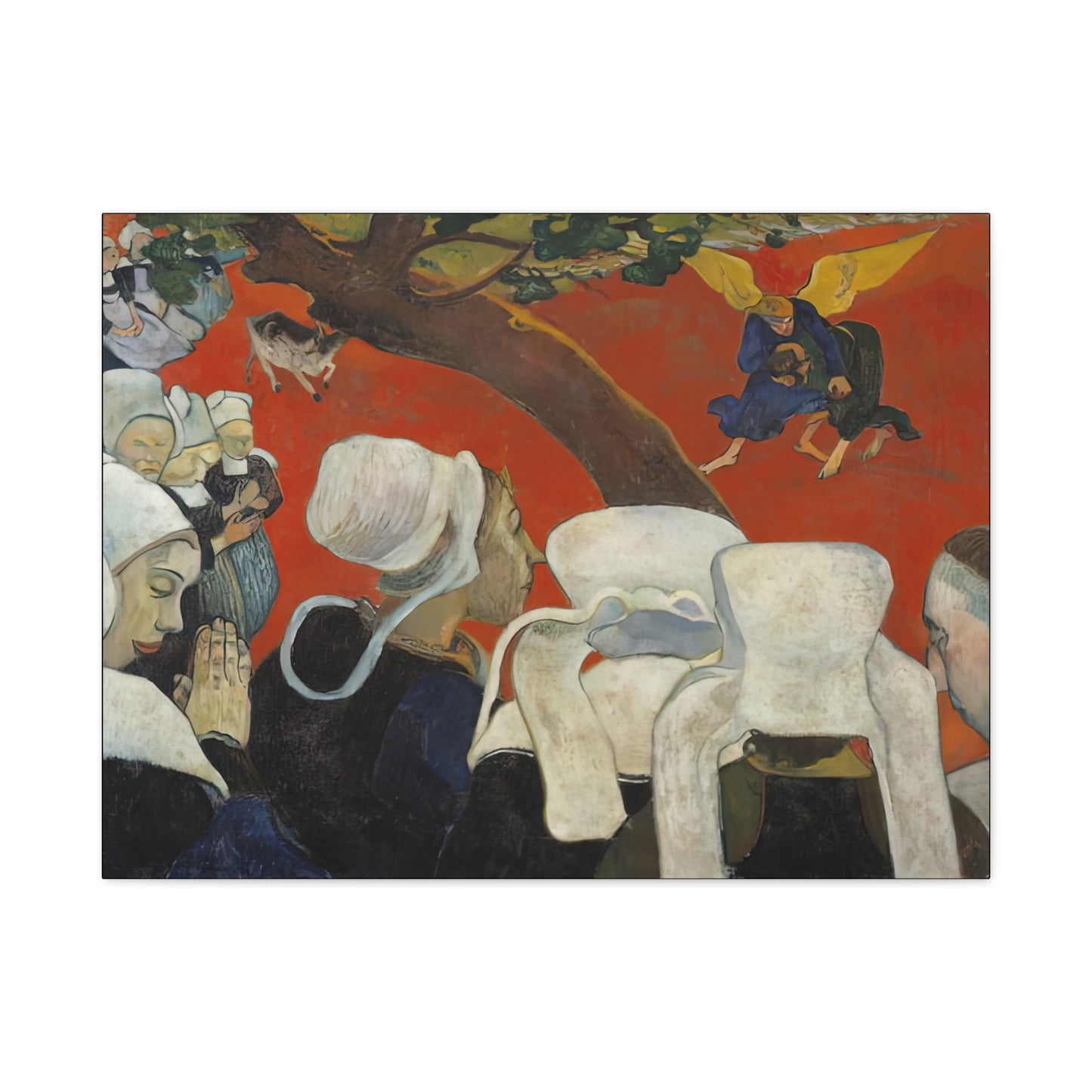 Gauguin, Paul - Vision of the Sermon (1888) - Canvas Block, unframed