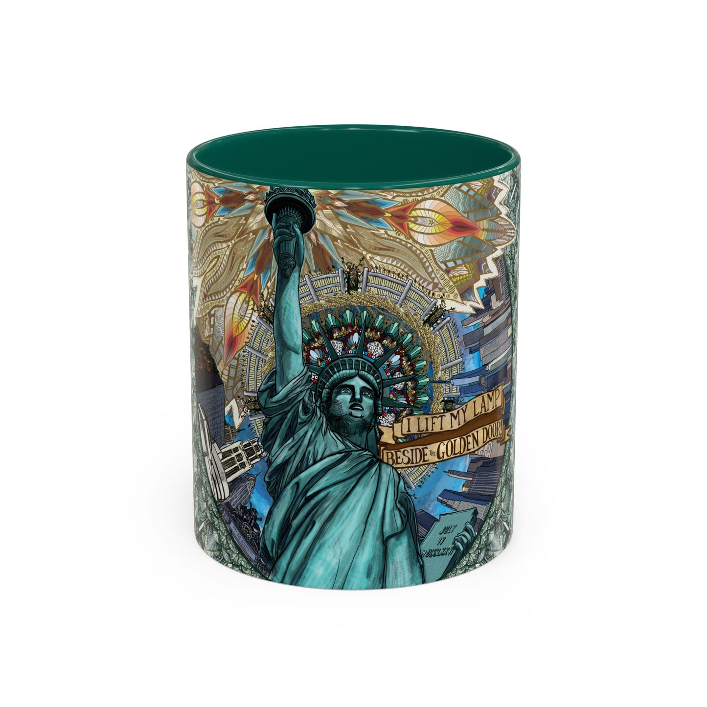 Pacio, Adam - Liberty Mandala - Colorful Accent Mugs