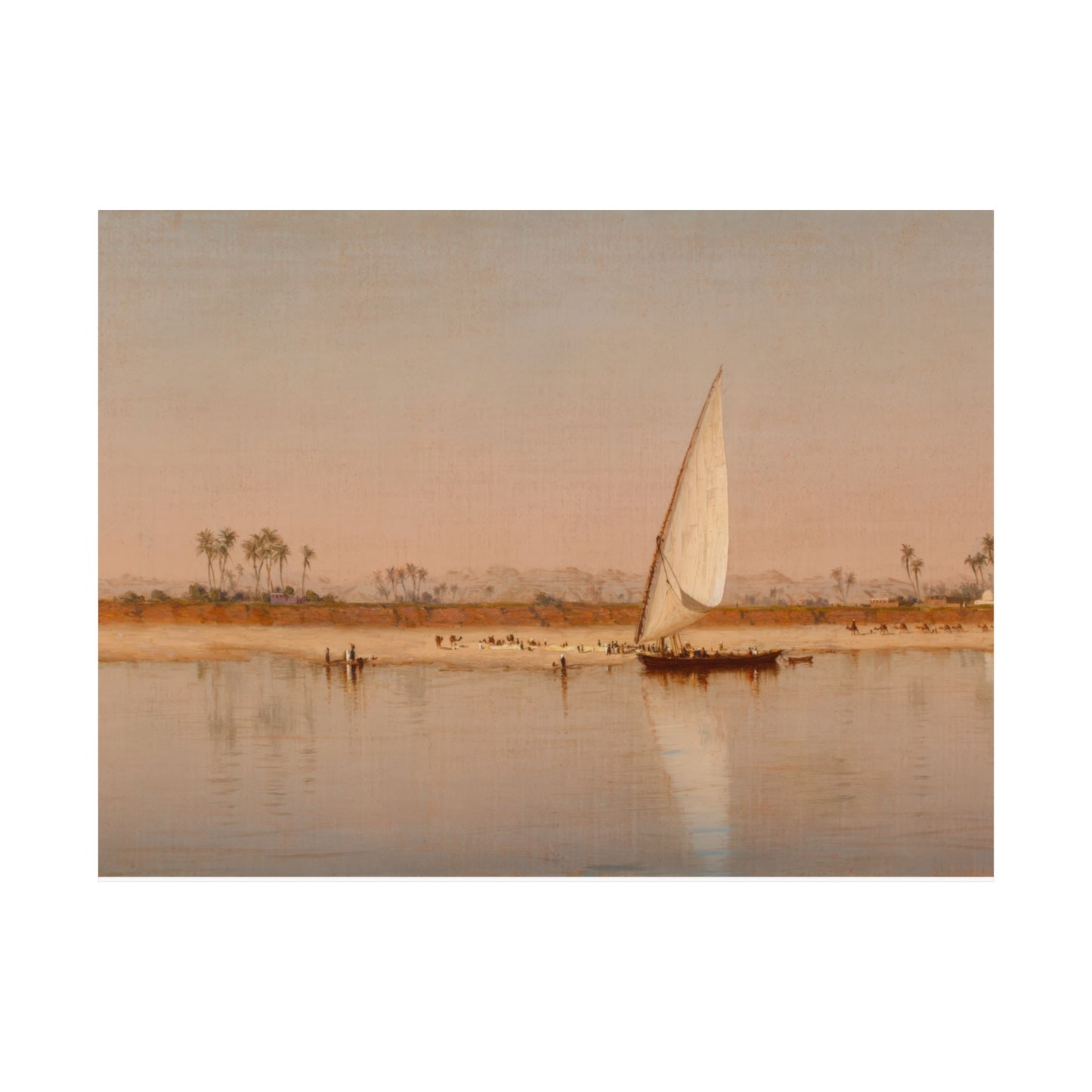 Gifford, Sanford Robinson - On the Nile (1872) - Satin Posters