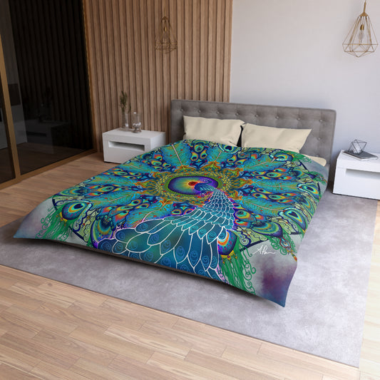 Melek Taus Mandala - Microfiber Duvet Cover