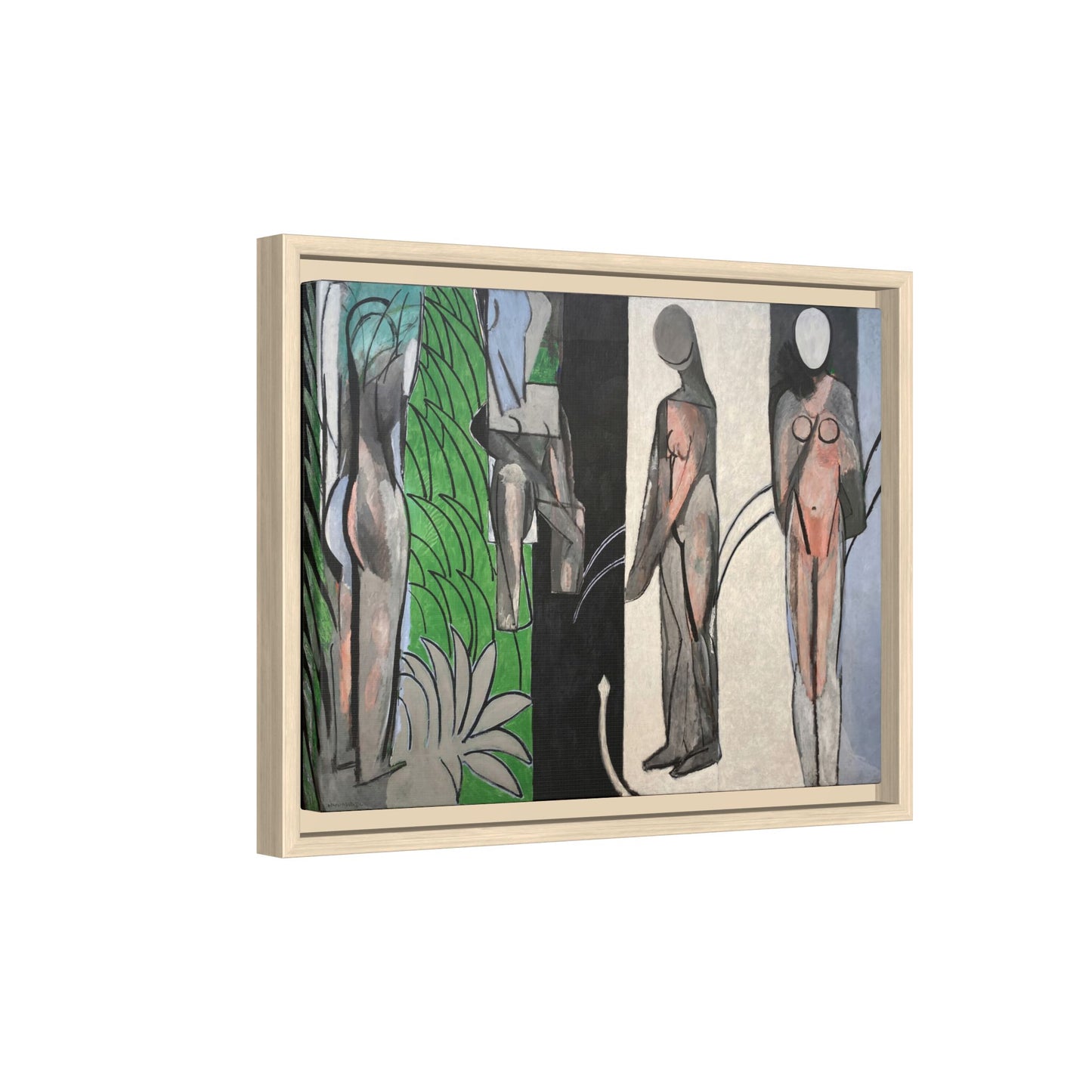 Matisse, Henri - Bathers by a River (1917) - Matte Canvas, Framed