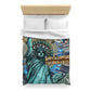 Pacio, Adam - Liberty Mandala - Microfiber Duvet Cover