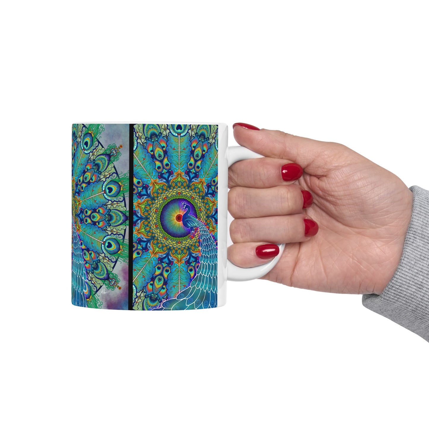 Pacio, Adam - Melek Taus Mandala - Ceramic Mug