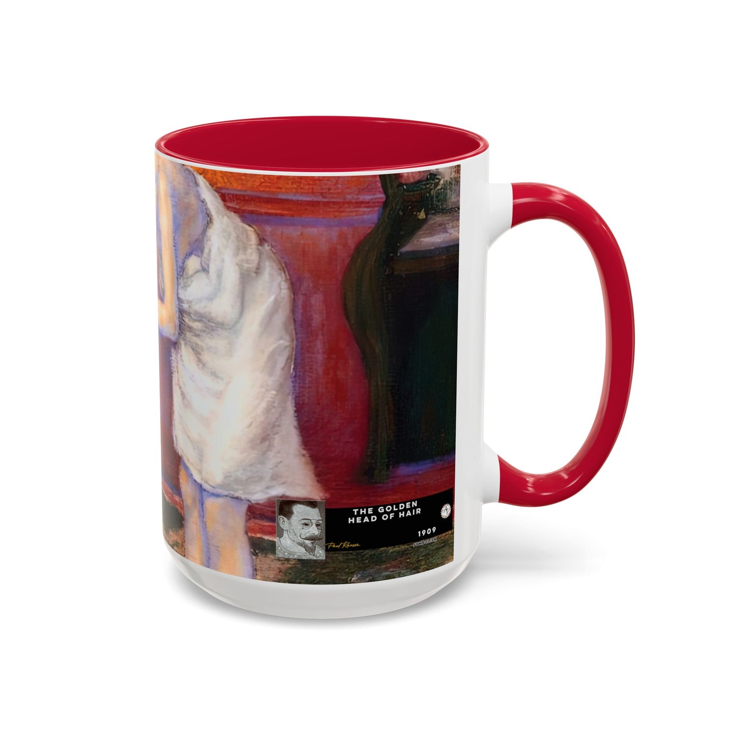 Ranson, Paul - The Golden Head of Hair (1909) - Colorful Accent Mugs