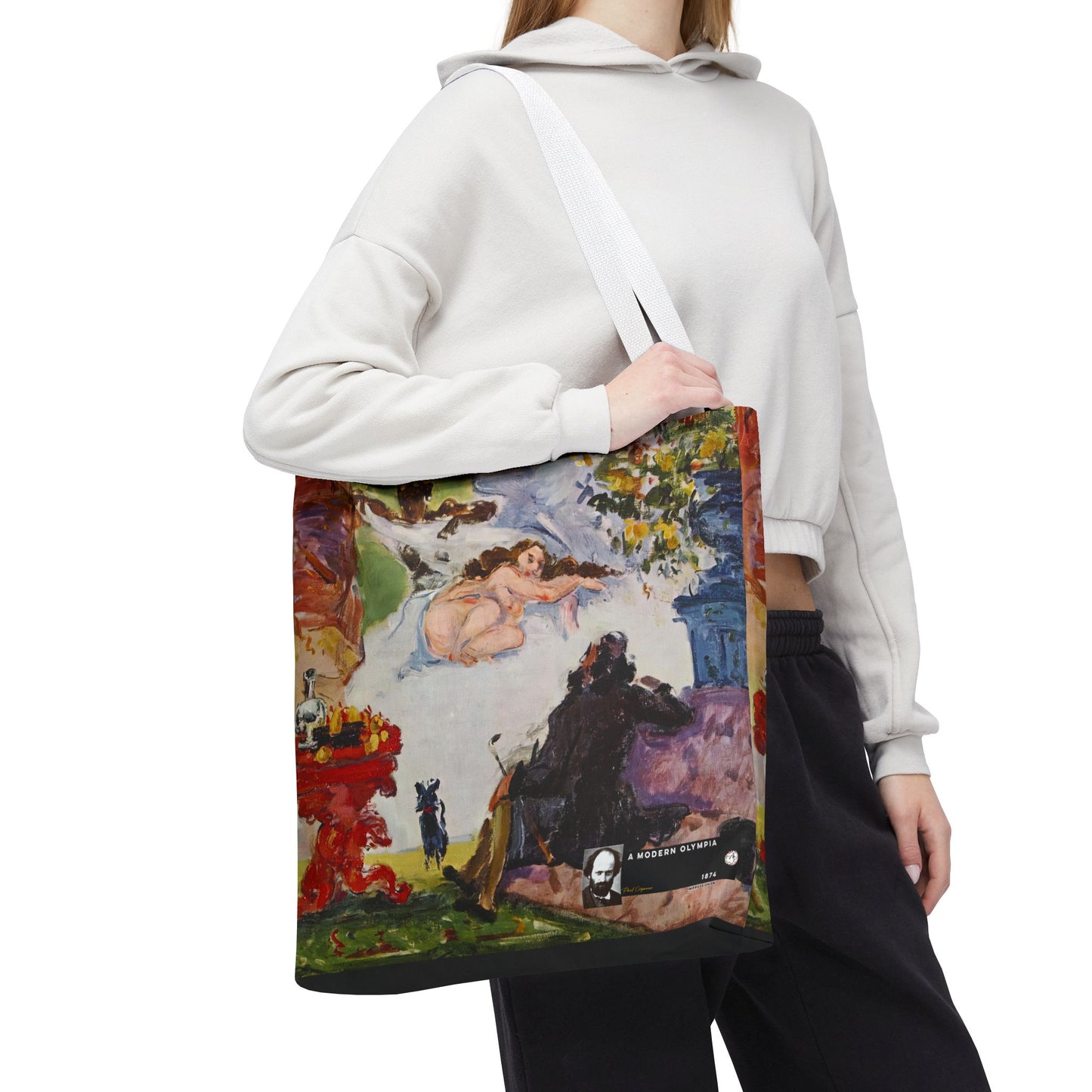 Cézanne, Paul - A Modern Olympia (1874) - Tote Bag