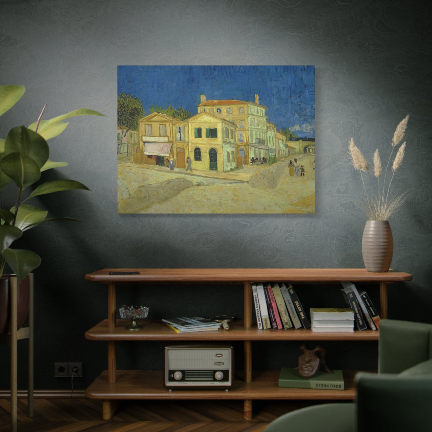 Van Gogh, Vincent - The Yellow House (1888)- Canvas Block, unframed