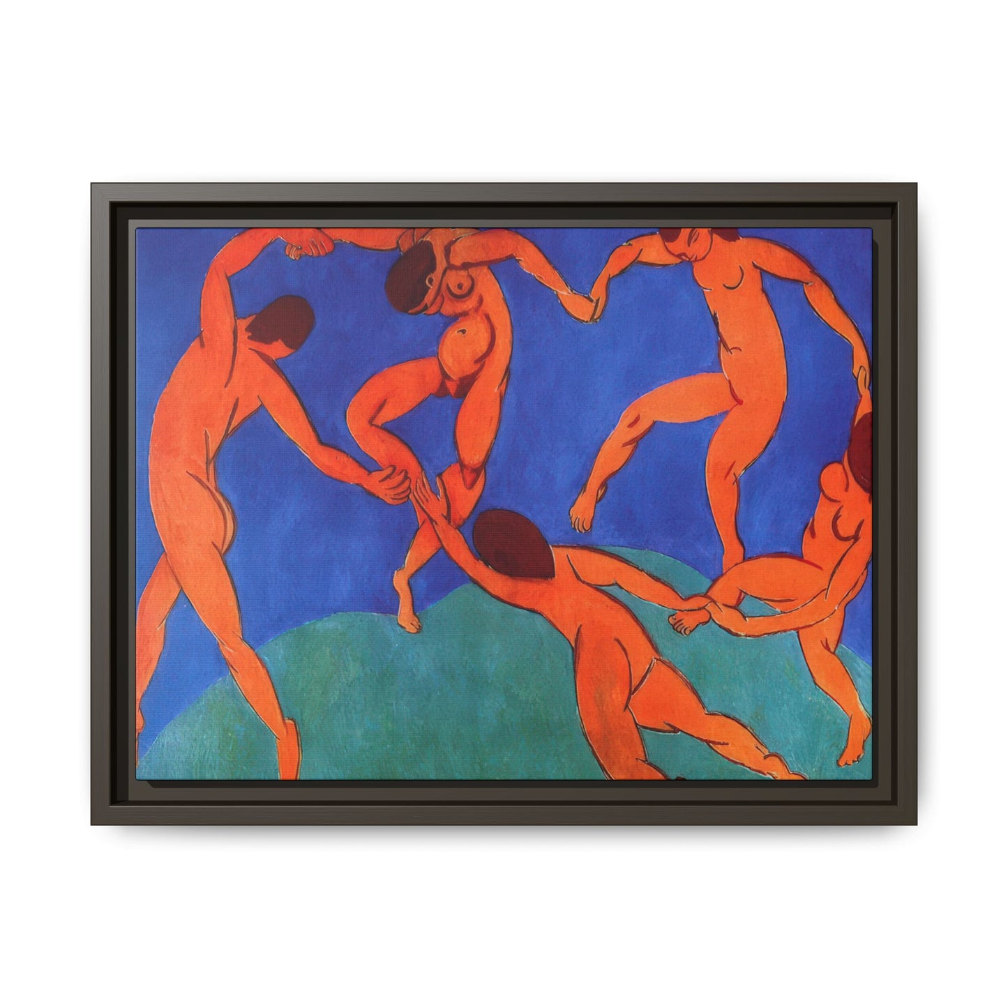 Matisse, Henri - Dance (II) (1910) - Matte Canvas, Framed