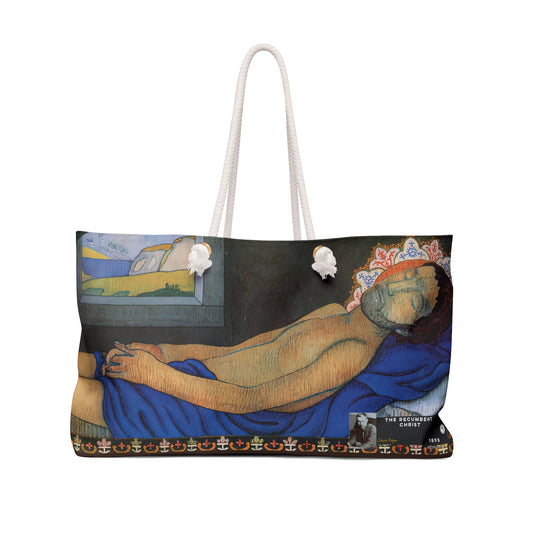 Filiger, Charles - The Recumbent Christ (1895) - Weekender Bag