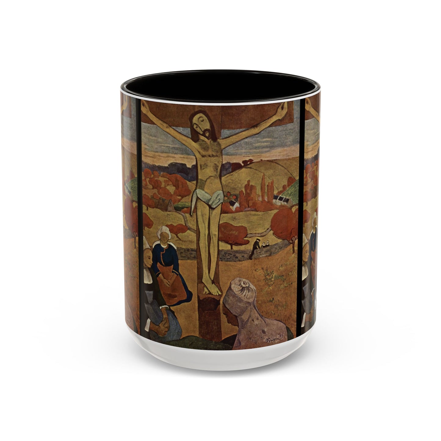 Gauguin, Paul - The Yellow Christ (1889) - Colorful Accent Mugs