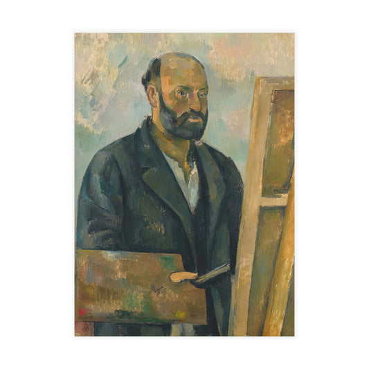 Cézanne, Paul - Portrait of the Artist with a Palette (1890) - Postcard Bundles with Envelopes Included