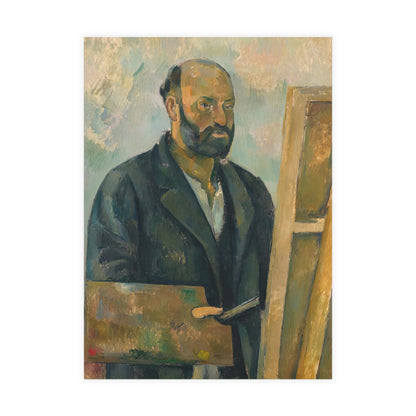 Cézanne, Paul - Portrait of the Artist with a Palette (1890) - Postcard Bundles with Envelopes Included