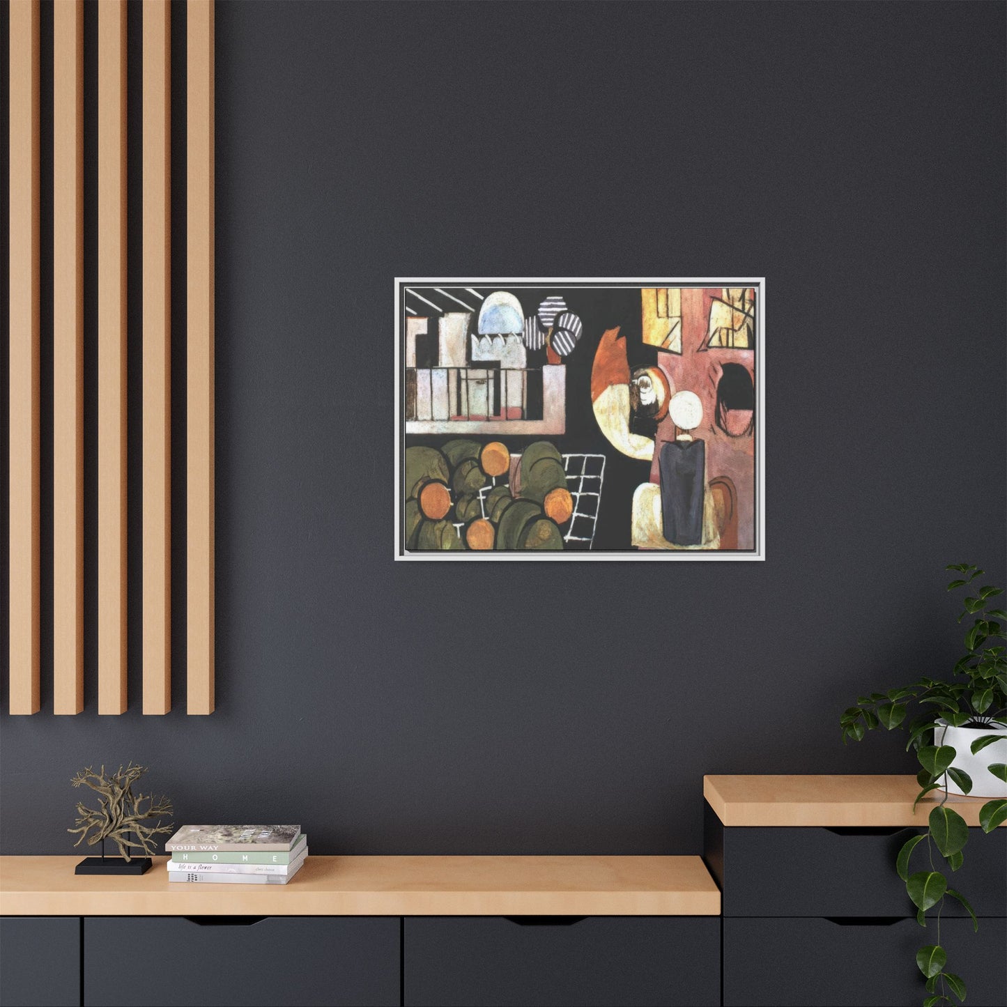 Matisse, Henri - The Moroccans (1916) - Matte Canvas, Framed