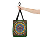 Emerald Arrows Mandala - Tote Bag