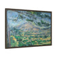 Cézanne, Paul - Mont Sainte-Victoire with Large Pine (1887) - Matte Canvas, Framed