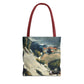 Cézanne, Paul - L’Estaque, Melting Snow (1870) - Tote Bag
