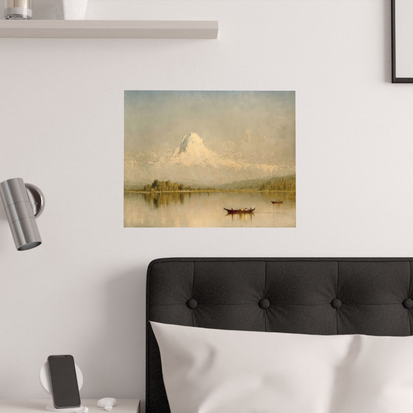 Gifford, Sanford Robinson - Mount Rainier  (1875) - Satin Posters