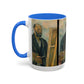 Cézanne, Paul - Portrait of the Artist with a Palette (1890) - Colorful Accent Mugs