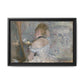 Morisot, Berthe - Woman at Her Toilette (1880) - Matte Canvas, Framed