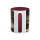 Courbet, Gustave - The Stone Breakers (1850) - Colorful Accent Mugs