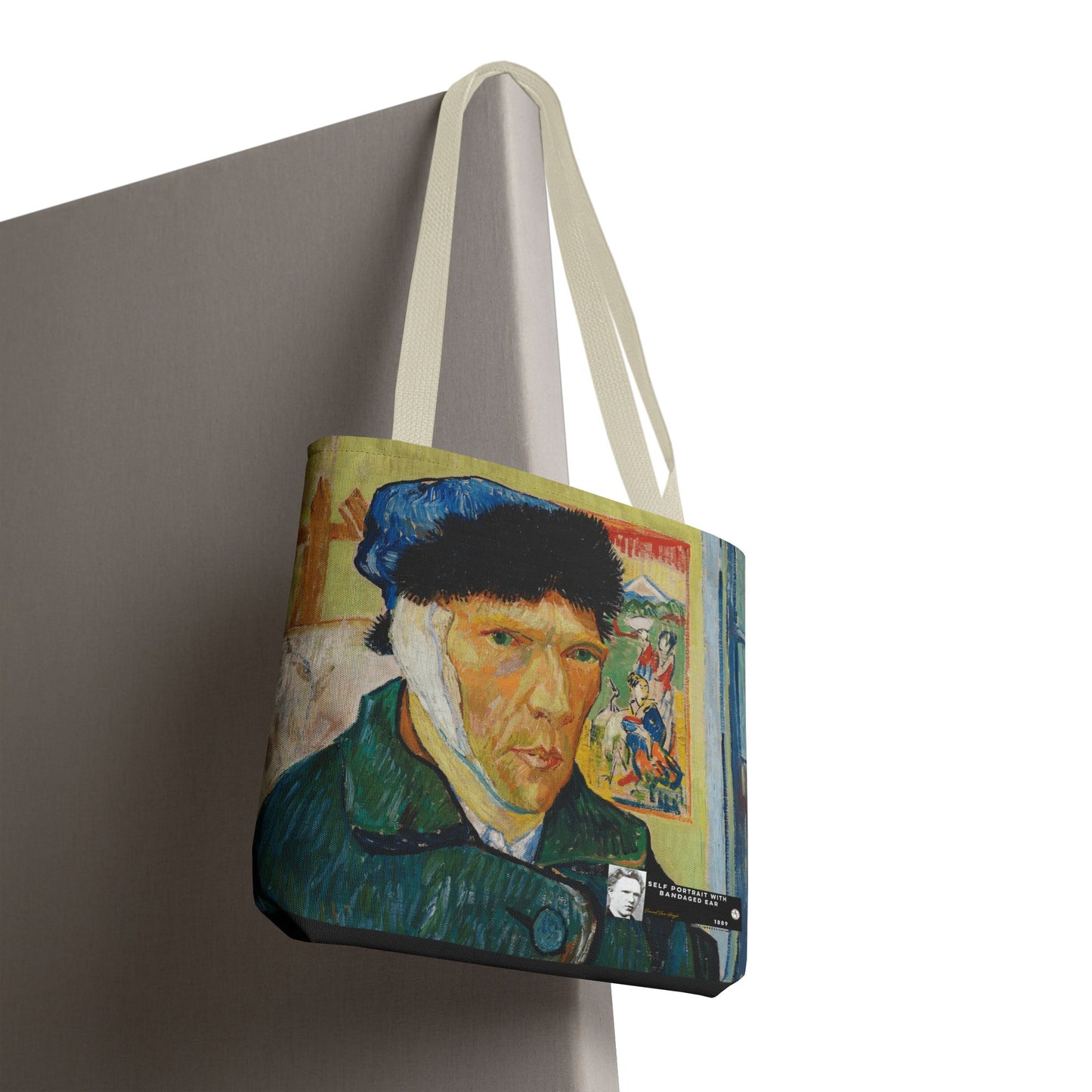 Van Gogh, Vincent - Self Portrait with Bandaged Ear (1889) - Tote Bag