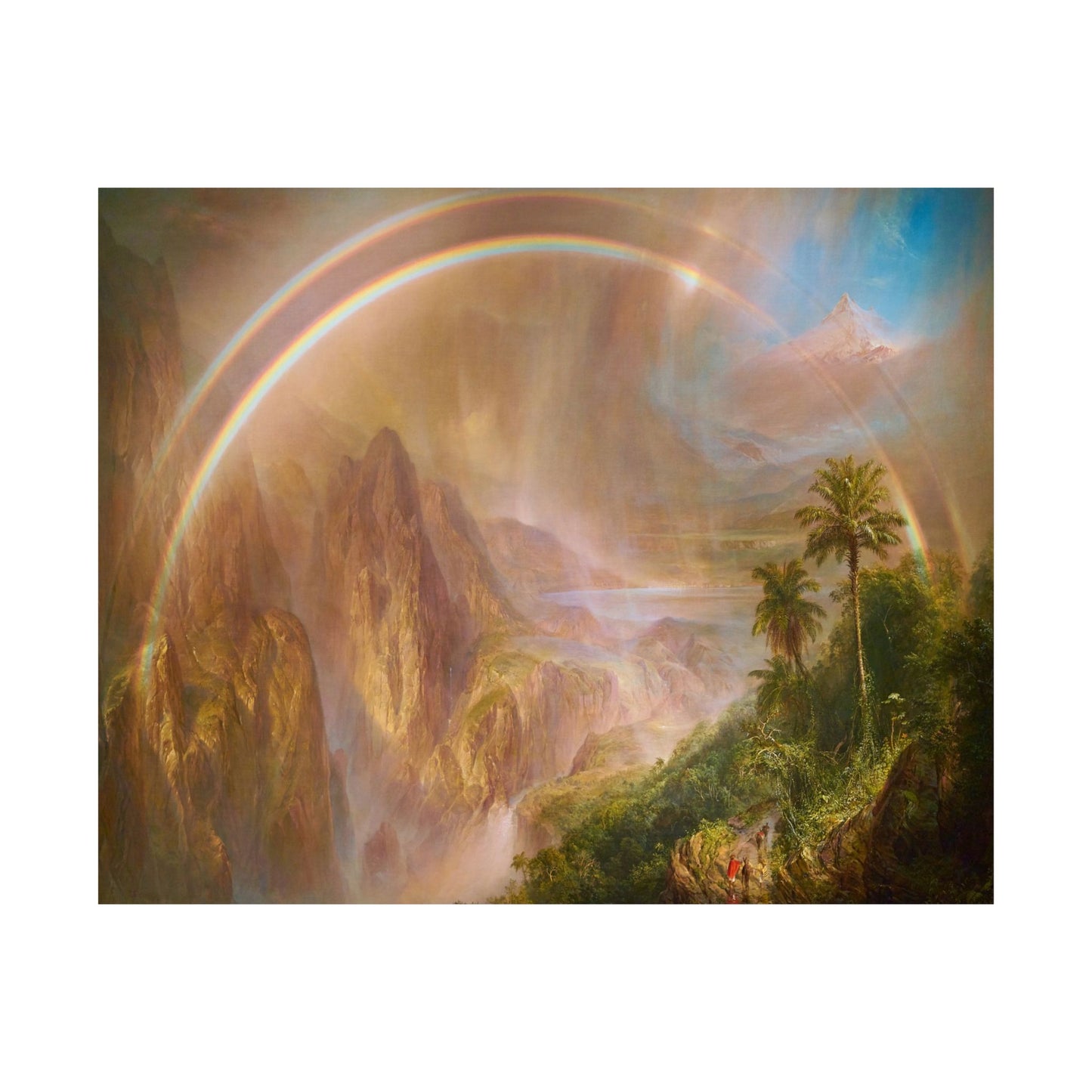 Church, Frederic Edwin - Rainy Season in the Tropics (1866) - Satin Posters