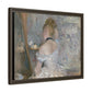 Morisot, Berthe - Woman at Her Toilette (1880) - Matte Canvas, Framed