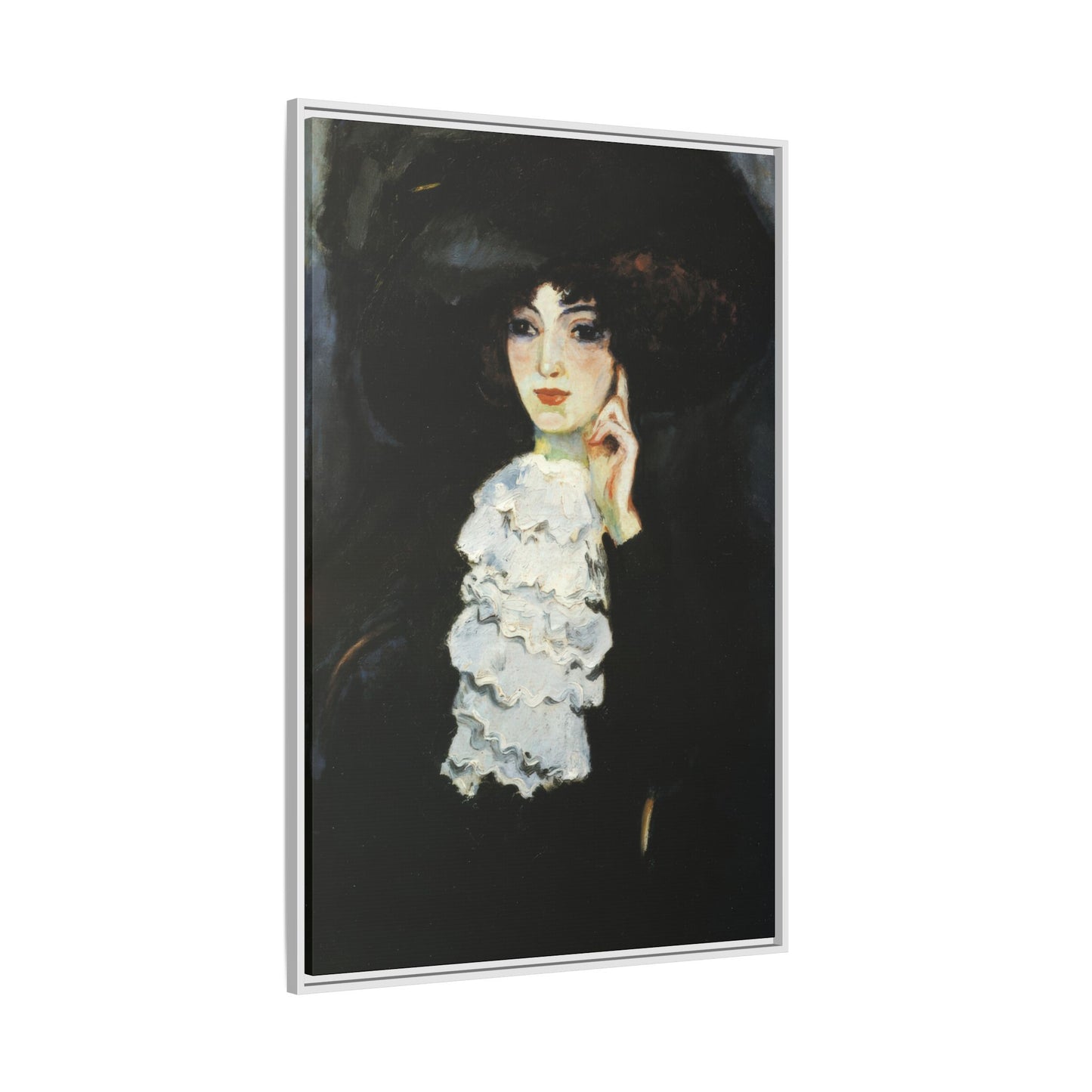 Van Dongen, Kees - Woman with Frill (1905) - Matte Canvas, Framed