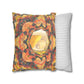 Filiger, Charles - Woman’s Head with Closed Eyes (1893) - Suede Square Pillowcase