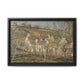 Pissarro, Camille - Red Roofs, Corner of a Village in Winter (1877) - Matte Canvas, Framed