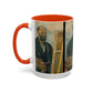 Cézanne, Paul - Portrait of the Artist with a Palette (1890) - Colorful Accent Mugs