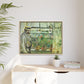 Morisot, Berthe - Eugene Manet on the Isle of Wight (1875) - Matte Canvas, Framed