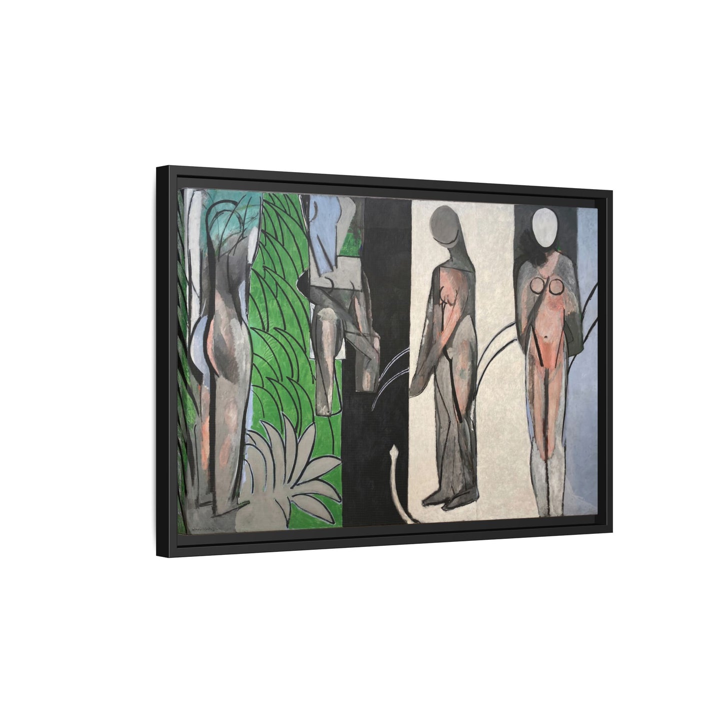 Matisse, Henri - Bathers by a River (1917) - Matte Canvas, Framed