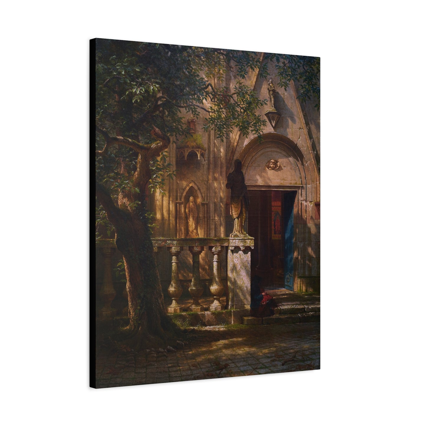 Bierstadt, Albert - Sunlight and Shadow  (1854) - Canvas Block, unframed