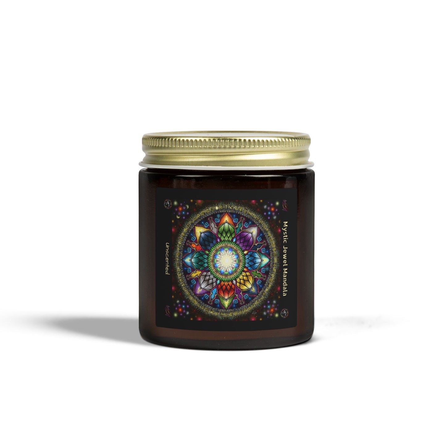 Mystic Jewel Mandala Scented Candle - Unscented (4oz, 9oz)