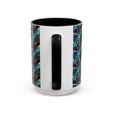 Obsidian Grandmothers Mandala - Colorful Accent Mugs