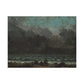 Courbet, Gustave - The Sea (1865) - Canvas Block, unframed