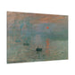 Monet, Claude - Impression, Sunrise (1872) - Canvas Block, unframed