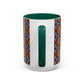 Pacio, Adam - Solar Disc Mandala - Colorful Accent Mugs